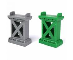 1Pcs Train pont quai voie ferrée accessoires de chemin de fer compatibles grandes marques - Autres jouets en bois