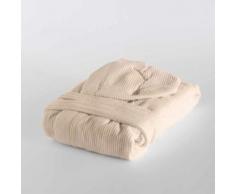 Peignoir Jacquard Svad Dondi Côtelé avec Capuche poches Unisexe, Taille: XL, Couleur: Beige - Linge de bain