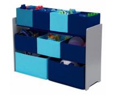 Delta Enfants TB83414GN XXL Armoire de rangement pour jouets en bois bleu - Autres