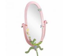 Miroir sur pied inclinable bois décoration intérieur chambre enfant bébé W-8968A - Etagères enfant