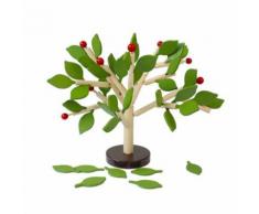 Enfants en Bois pour Bébé Brochage D'Arbre Feuille Créativité Jouët Apprentissage Éducatif vert PT200 - Jouet multimédia