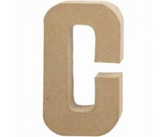 Creotime papier mâché lettre C 20,5 cm - Autres jouets en bois