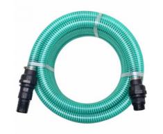7 m 22 mm Tuyau d'aspiration avec raccords Vert - Jacuzzi et sauna