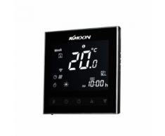 KKmoon Thermostat Numérique de Chauffage de Chaudière eau / gaz avec Connexion WiFi et Commande Vocale Économie d'énergie LCD Contrôleur de Température Ambiante avec Alexa / Google Home / IFTTT - Équipements et sécurité pour la maison