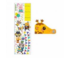 Amovible Enfants 3D Toise Mesure Wall Sticker Decal Pour les Enfants Chambre de Bébé QT031 - Décoration murale