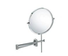 Kela 22679 lucido miroir cosmétique mural grossissant 3x acier inoxydable brillant 34,5 x 8 x 40 cm - Accessoires de rangement