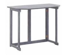 vidaXL Table pliable de balcon 90x50x74 cm Bois d'acacia massif - Mobilier de Jardin