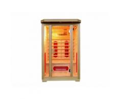 Sauna Infrarouge 2 places Gamme prestige OSLO II - L120*P105*H190cm - 1750W - Saunas