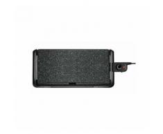 Plancha électrique - 51x22,5 cm - 4 personnes - 2200W - Pierre - Noir - Grillade et barbecue