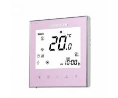 KKmoon Thermostat numérique de chauffage eau / gaz avec connexion WiFi et commande vocale Économie d'énergie CA 95-240V 5A Écran tactile LCD Contrôleur avec Alexa / Google Home / IFTTT - Équipements et sécurité pour la maison