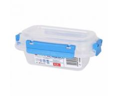Boîte à lunch hermétique Fresh System Tontarelli 0,3 L Plastique Transparent (9,5 x 14 x 5,7 cm) - Boîte de rangement