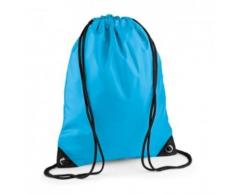 Sac à dos à bretelles - gym - linge sale - chaussures - BG10 - bleu surf - Sac à dos bandoullière