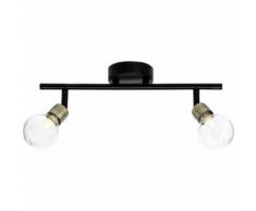 Brilliant Tube spot Bulb noir - Appliques et spots