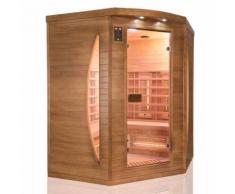 Sauna infra rouge spectra 3 places angulaire - Saunas