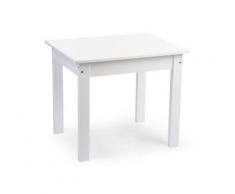 Childhome table d'enfant en bois 60 cm blanc - Ardoise