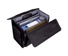 Alassio Valise de pilote ROCCA , microfibre, noir - Conférencier, porte document