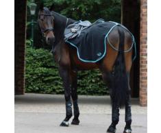 Weatherbeeta - Couvre-rein POLAIRE - Cheval (S) (Noir / turquoise) - UTWB676 - Selle et tapis de selle