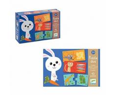 Puzzle duo pour enfant Djeco À table ! Djeco - Puzzle enfant