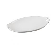 Table Passion - Plat Ovale 45X27 Blanc Artic - vaisselle