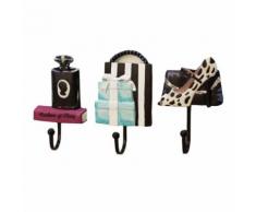 Résine Chaussures de Dame Bouteille de Parfum Sac Vêtements Patterned Chapeau Support Mural Monté Snpl387 - Rangement de l'atelier