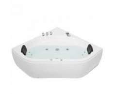 Baignoire angle balnéo Meves - Installations salles de bain