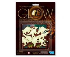 Pack de 8 dinosaures phosphorescents 4m - kidz labs - Luminaire enfant