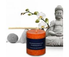 Bien-Être Bougie Parfumée - Oase Jardinière Marocaine, Brun Orangé (12x7 cm) - Bougeoir, bougie et senteur