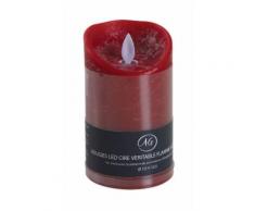 Aubry Gaspard - Bougie à LED parfumée Fruits Rouges Moyen modèle - Bougeoir, bougie et senteur