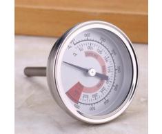 Thermomètre En Acier Inoxydable Pour Barbecue 75-300/150-600 - Accessoires pour barbecue et fumoir