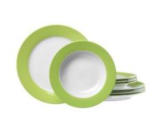 ritzenhoff & breker 596700 doppio service de table vert 8 pièces - vaisselle