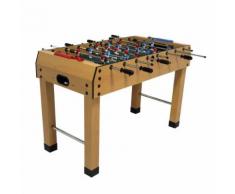 Baby Foot Teenager, Table de Baby pour Enfant, 122 x 61 x 81 cm - Beige et Noir - Babyfoot