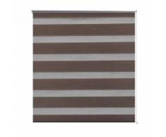 Store enrouleur tamisant 70 x 120 cm marron - Fenêtres et volets