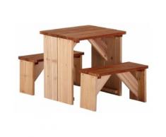 Axi - Bancs et table pour enfant ZidZed en cèdre Taille 1 - Autre jeu de plein air