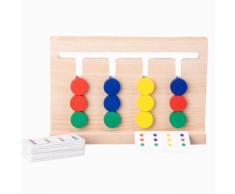 Quatre Couleurs Marche Jeu De Sagesse Pour Enfants Toys Jouets Puzzle Éducatif En Bois MK3580 - Jeux d'éveil