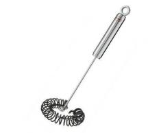Rösle - Fouet plat à spirale acier inoxydable/silicone - Noir : 27 cm - Accessoire de cuisine
