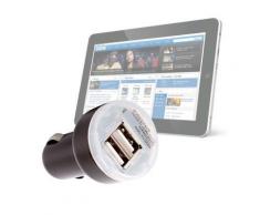 Chargeur voiture USB 2 amp pour tablette Elonex eTouch 1000ET et liseuse 705EB - Alimentation