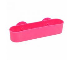 serviteur ventouse plastique vitamine fuchsia - Boite de rangement
