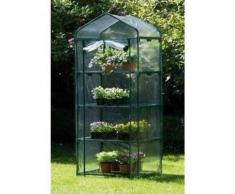 serre de jardin transparente 4 etages en pvc pour plantes fleurs arbustes boutures - Matériel pour serre et semis