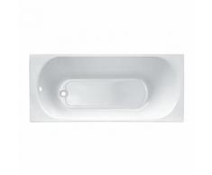 Baignoire rectangulaire avec pieds Bastia 170x70 blanche - Installations salles de bain
