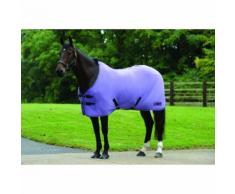 Saxon - Couverture en polaire ELEMENT - Cheval (120 cm) (Violet / bleu marine) - UTWB141 - Accessoires de sellerie