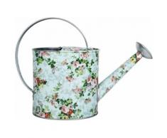 Esschert Design - Arrosoir en acier galvanisé Roses 1,95 litres - Matériel d'arrosage
