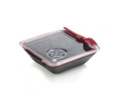 BLACK BLUM - BOX APPETIT NOIR/ROUGE - BOÎTE DÉJEUNER - BOITE REPAS, LUNCH BOX - Boîte de rangement