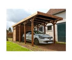 Madeira - Carport 1 Voiture Bois Traité Autoclave - Harry - Mobilier de Jardin