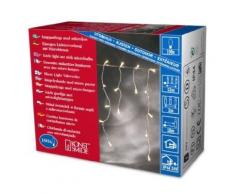 KONSTSMIDE 3701-003 MICROLIGHT RIDEAU FRISE LUMINEUSE 100 LAMPES CLAIRES + CÂBLE TRANSPARENT 24 V - Appliques et spots