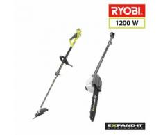 Pack RYOBI débroussailleuse électrique 1200W RBC1226l - élagueur à chaine expand-it RXPR01 - Packs machines outils