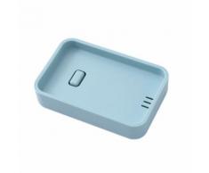 Walmeck Conteneur de savon Porte-savon Fresh & Simple Pure Color Porte-Savon Accueil Voyager Récipient à Savon en Plastique Robuste - Boite de rangement