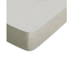 Drap housse uni 70x150 cm 100% coton ALTO Chamois - Linge de lit