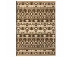 Homgeek Tapis d'extérieur/d'intérieur Style Sisal pour Salon, Balcon, Jardin 140 x 200 cm Design ethnique - Textile séjour
