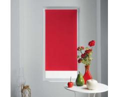 Store enrouleur occultant 45 x 180 cm polyester occult Rouge - Rideaux et stores