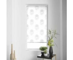 Store enrouleur imp. japonais 60 x 90 cm polyester kaya Blanc - Rideaux et stores